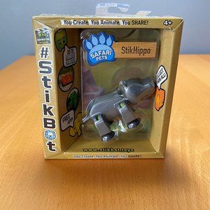 Stikbot Safari Pets Solid Grey StikHippo